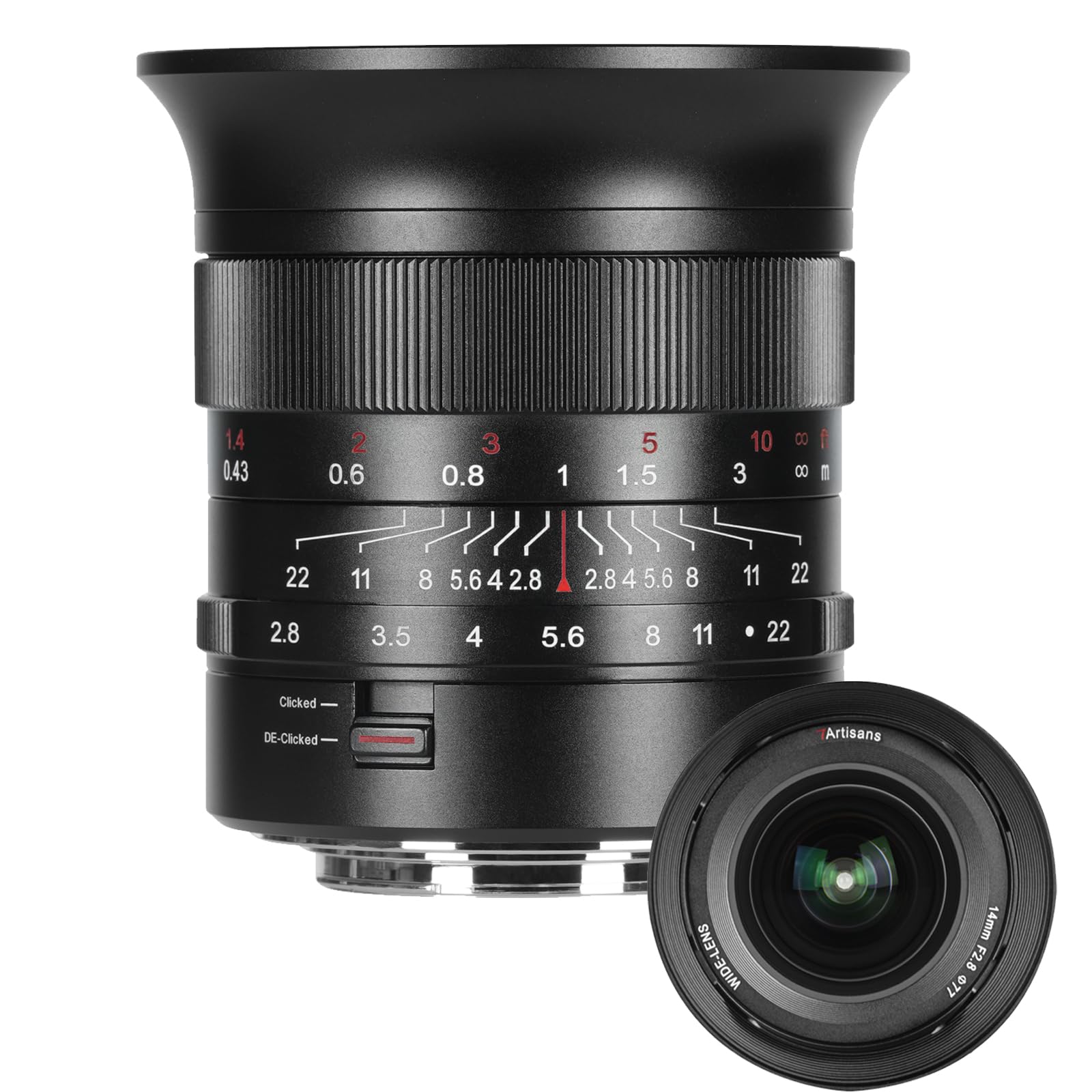 Amazon.com : 7artisans 14mm F2.8 Camera Lens Ultra Wide Angle Full