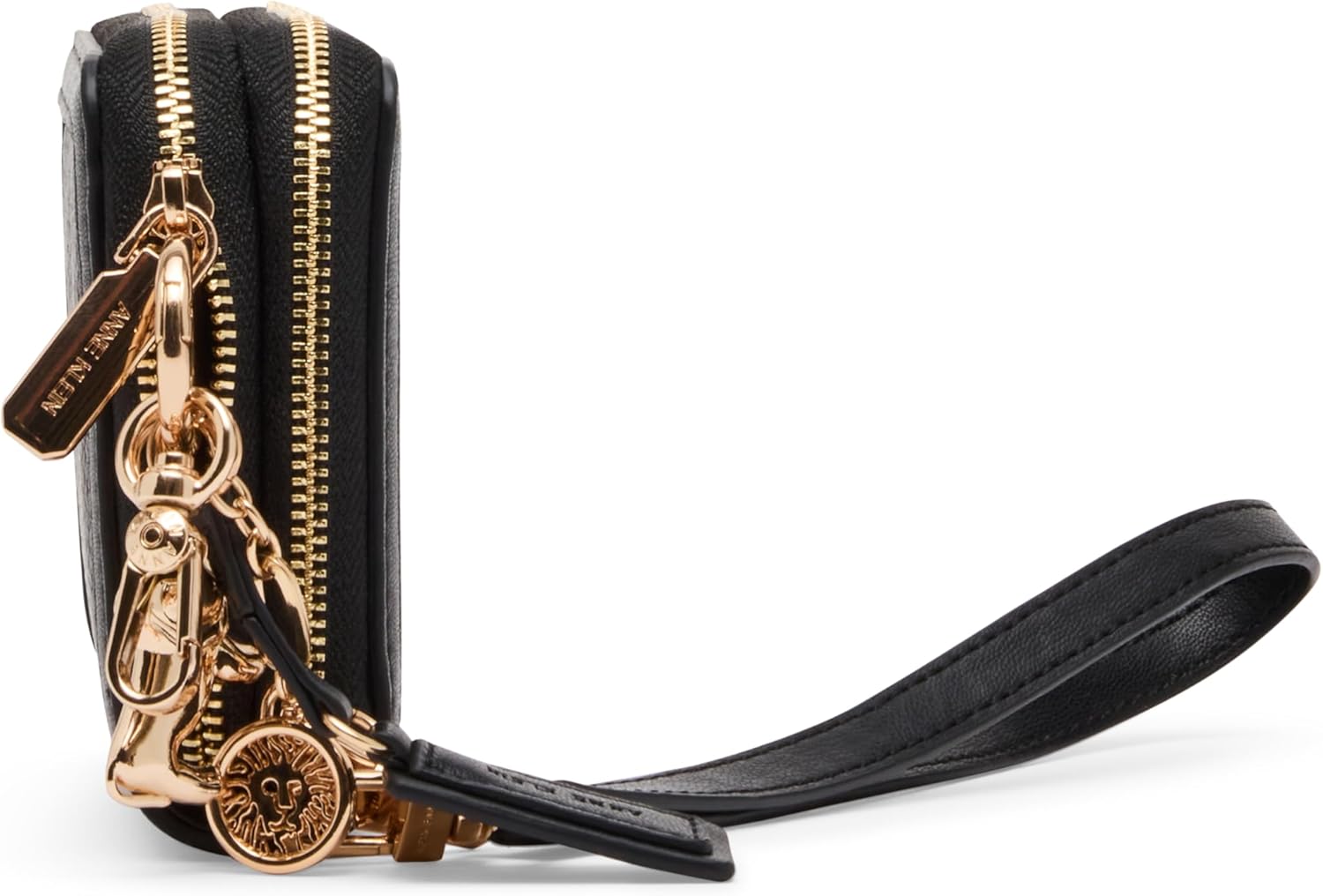 Anne Klein Women's Double Zip Around with Charms