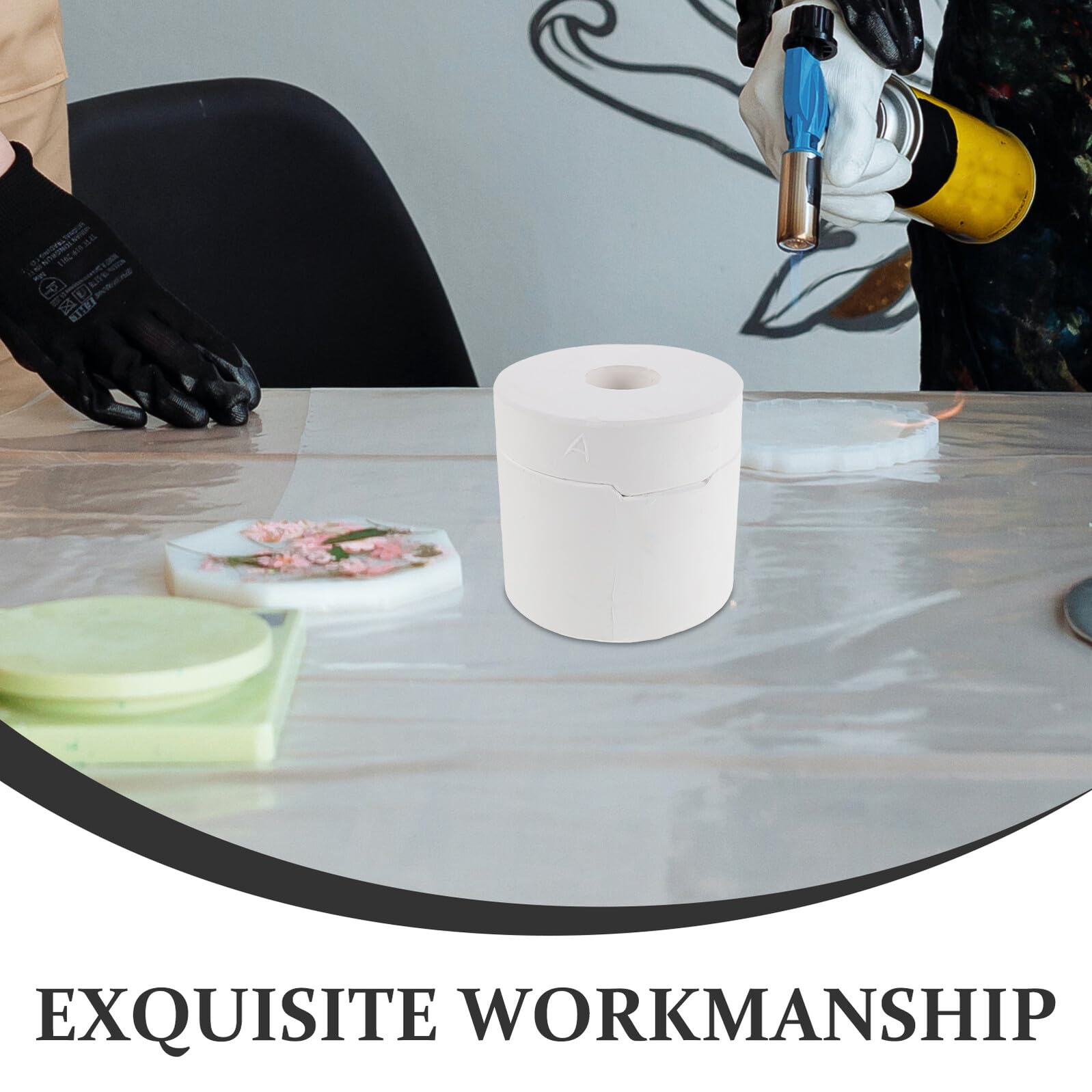 Forma Ceramiczna Do Filiżanki Herbaty z Gipsu o Wysokiej Absorpcji Szybkie i Czyste Odlewanie Idealna Do Rękodzieła i Tworzenia Tradycyjnych Kubków Ceramicznych
