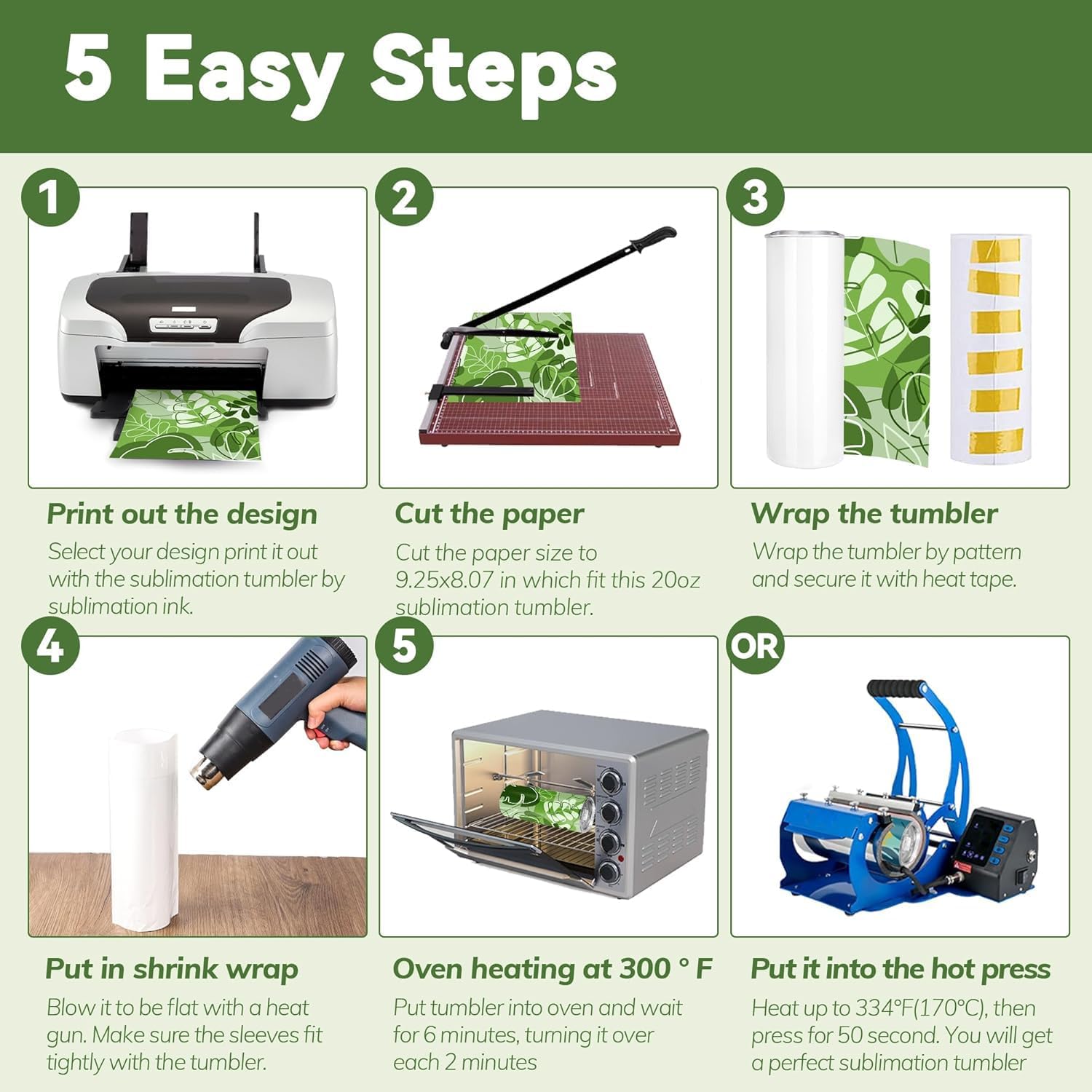 Joyclub Sublimation Tumblers 30 OZ Blank Tumblers for Sublimation Skinny Bulk Double Wall Insulated Cups with Individually Gift Boxed and Shrink Wrap Films for Heat Transfer 6 Pack - Image 7