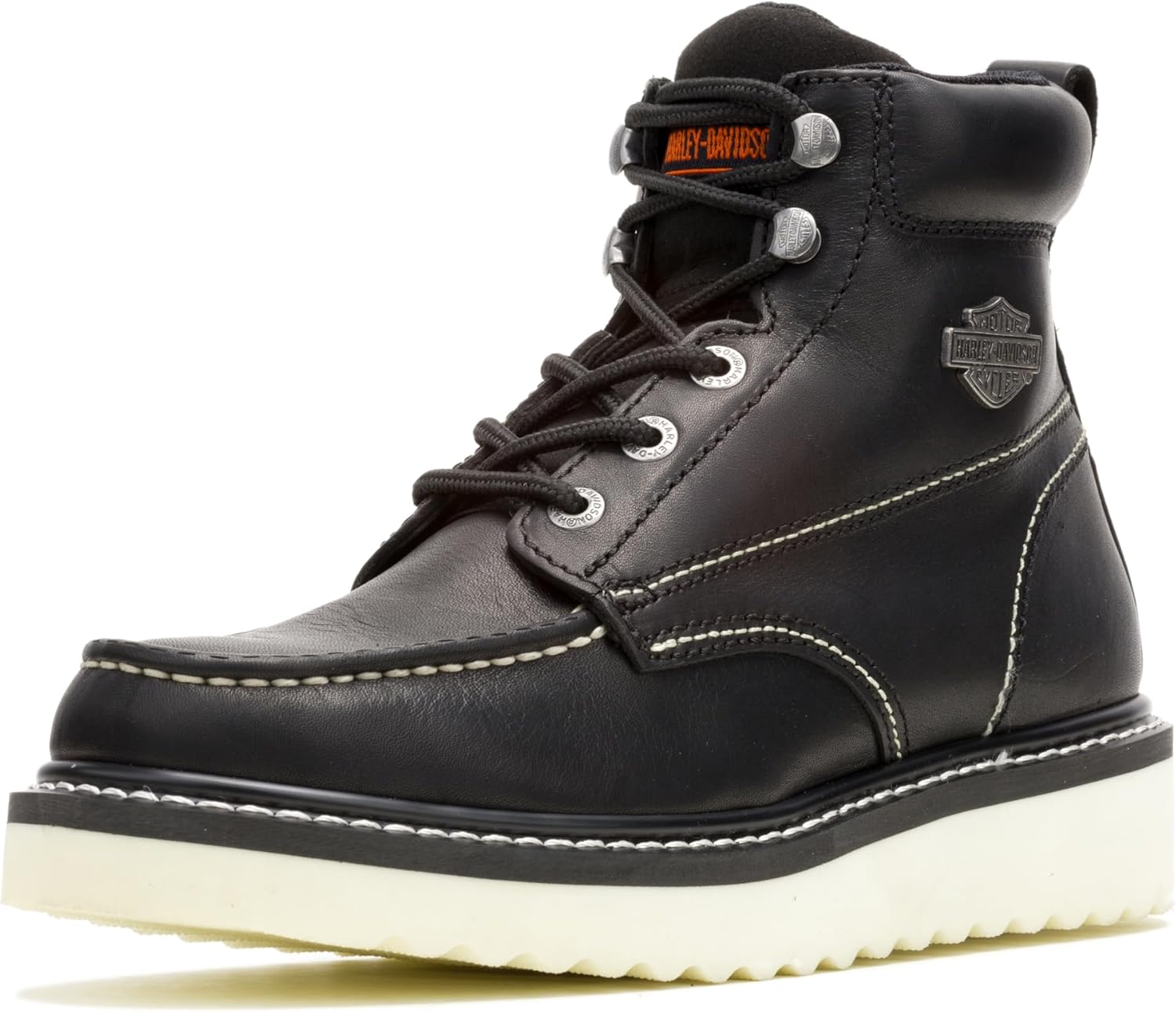 Harley-Davidson Men's Casual Wedge Boot - Durable Leather Comfort