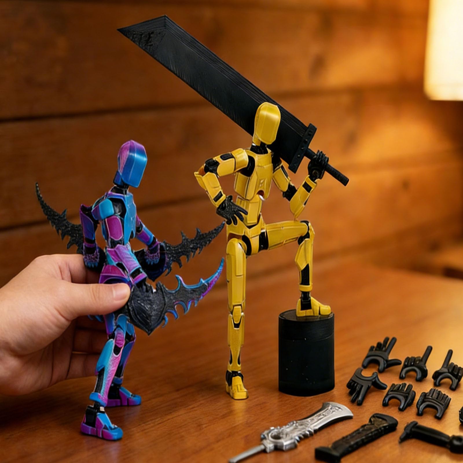 YouthLoxus 2PCS T13 Action Figure, Dummy 13 Multi-Jointed 3d printed action figure, Articulated Stop Motion Robot figure - Image 4