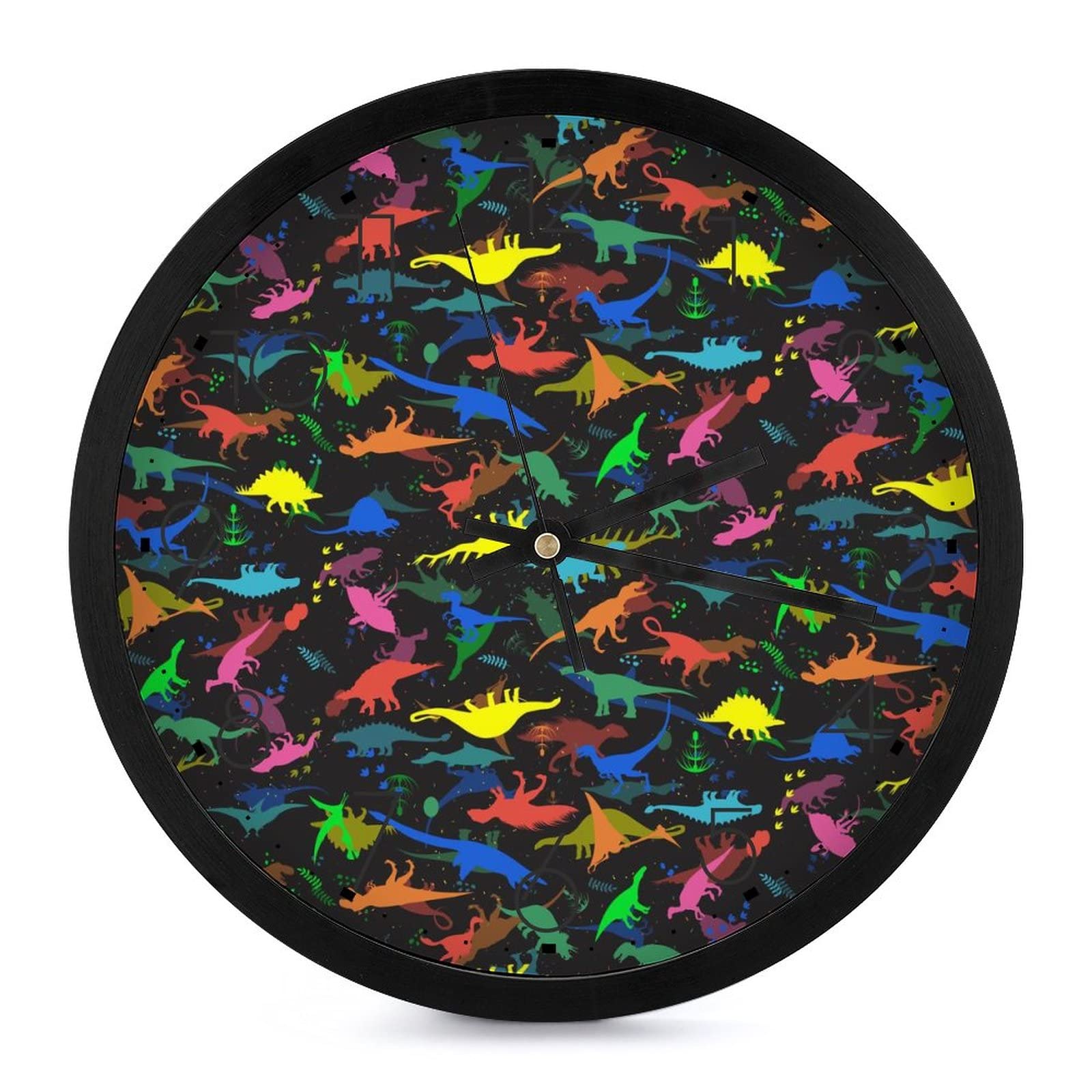 Horloge murale dinosaures pour décorer la chambre des enfants
