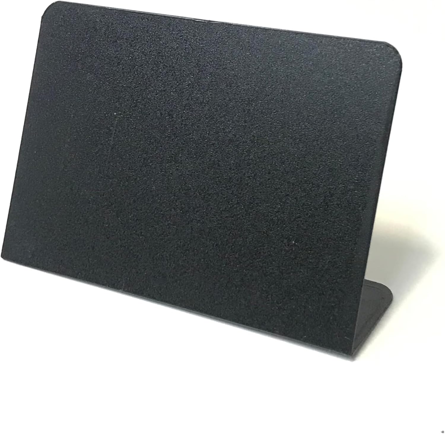 Set of 100 pcs Plastic Mini Chalkboard Sanding Buffet Food Card | Black Price Tag, Table Chalk Board Signs, Standing Black Chalk Place Card, customizable size