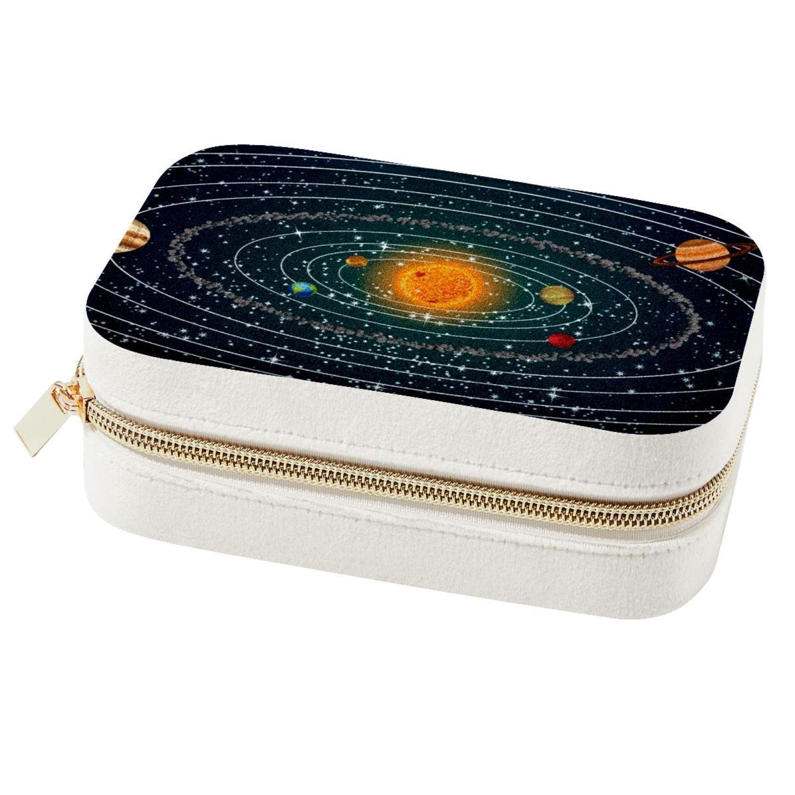Boîte à bijoux de voyage Système Solaire pour organiser vos bagues lors de vos escapades