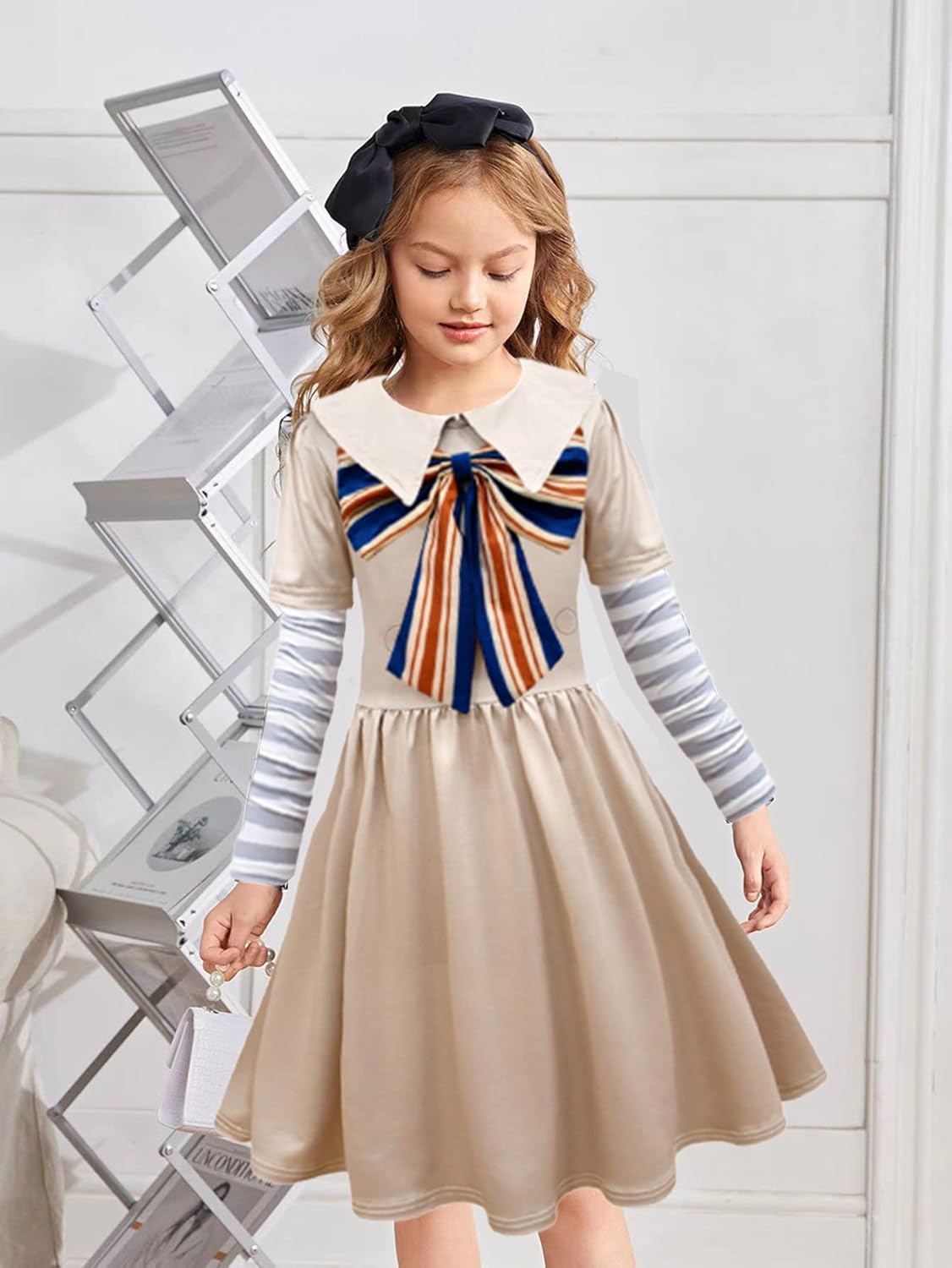 Miniatura 2 de PAPA93 Vestido de disfraz de Halloween para niñas, trajes de cosplay de terror, vestidos de fiesta