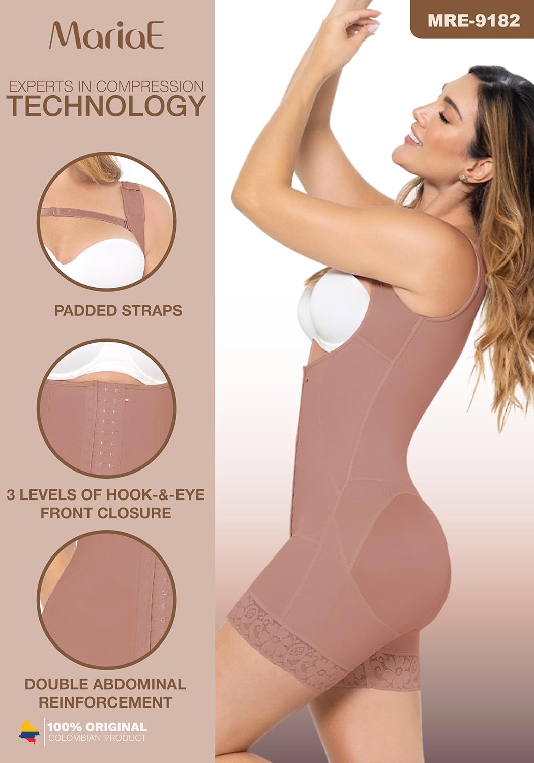 MARIAE STAGE 2 Faja Tummy Tuck Post Surgery Lipo Compression Garment Faja Colombiana Reductora y Moldeadora - Image 5