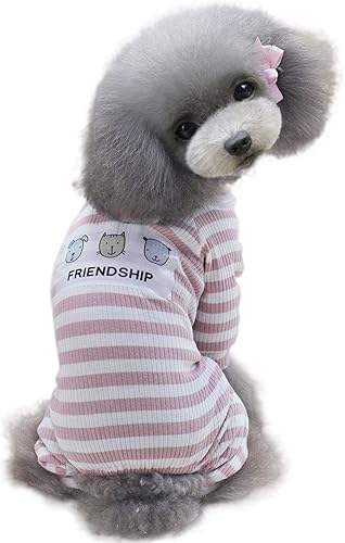 Miniatura 3 de Ropa de perro de EastCities para perros pequeños y cachorros (conjunto de pijama), m, Rosado