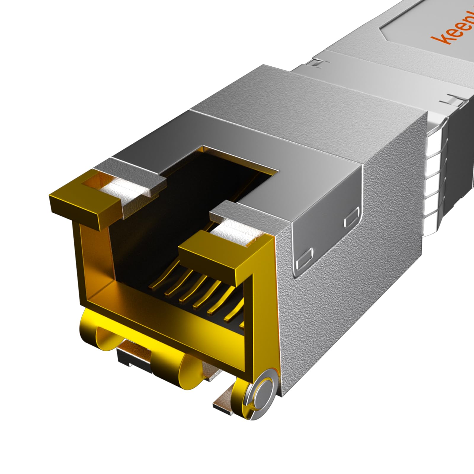 10GBase-T RJ45 SFP+ Modul, 10G Kupfer SFP+ Transceiver, Ethernet SFP Modul bis zu 30 Meter, Plug and Play Hot Pluggable, langlebig und hochkompatibel
