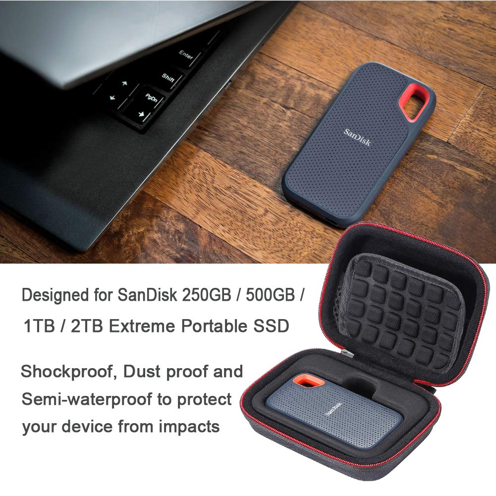 Hard Case for SanDisk 250GB / 500GB / 1TB / 2TB Extreme Portable