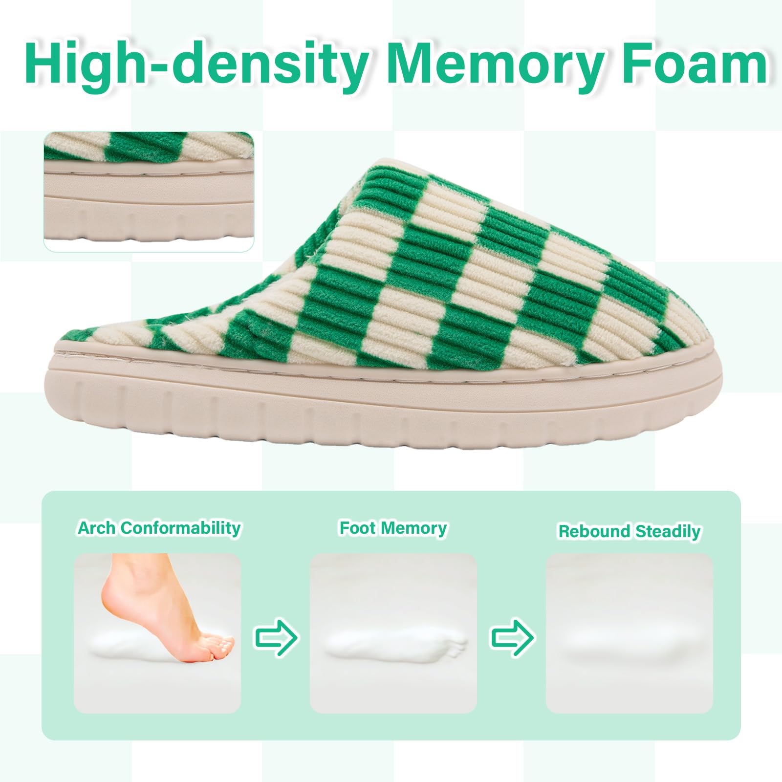 Waysoland Pantofole Donna Uomo Invernali,Ciabatte Donna Uomo Invernali Fuzzy Memory Foam Scivolare su Suola antispuggente Camera da letto Pantofole soffici Interno Esterno