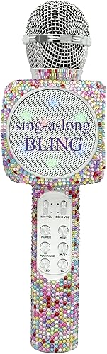 Miniatura 5 de Wireless Express - Micrófono de karaoke con Bluetooth y altavoz estéreo Bluetooth todo en uno... (azul)