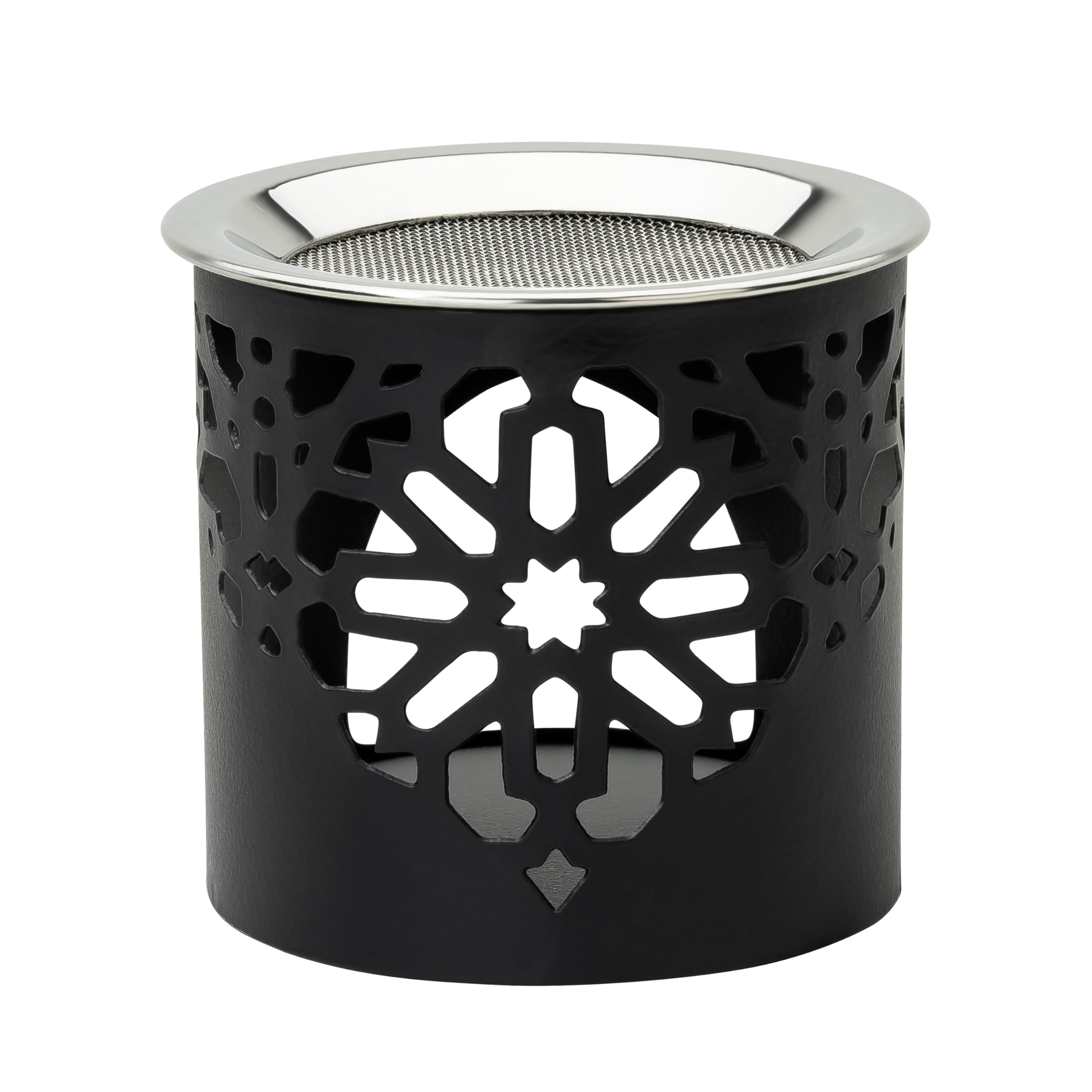 Frankincense Incense Burner with Tealight – Durable Black Iron, Height 2.36 Inches – HANDCRAFTET Aromatic Censer for Safe Burning and Elegant Home Décor
