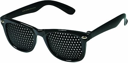 Occhiali a griglia SSG, griglia rotonda su tutta la superficie - compresi  gli esercizi audio - il poster di addestramento e la custodia : Amazon.it:  Abbigliamento