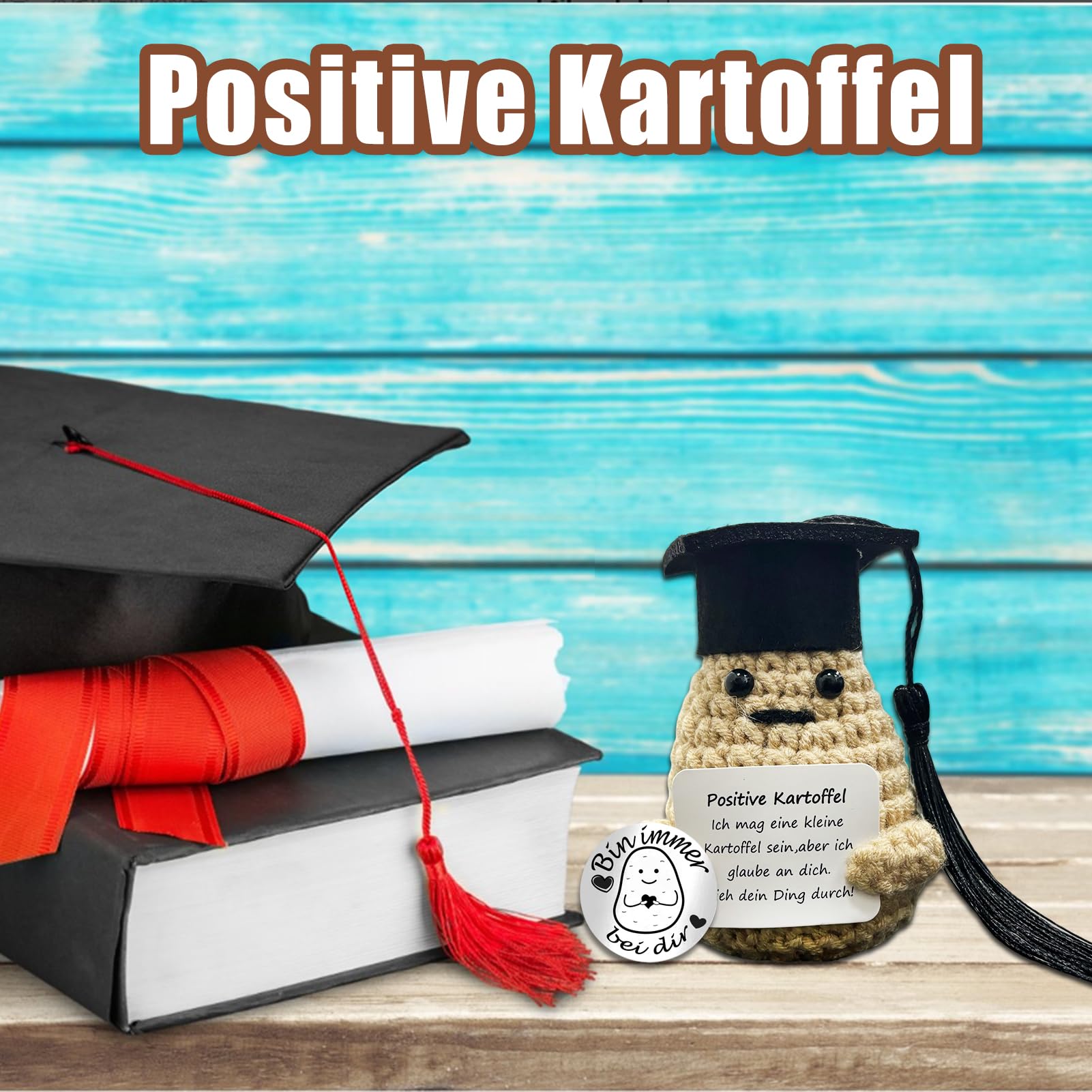 Positive Potato Chapeau De Pomme De Terre Porte-bonheur Au Crochet