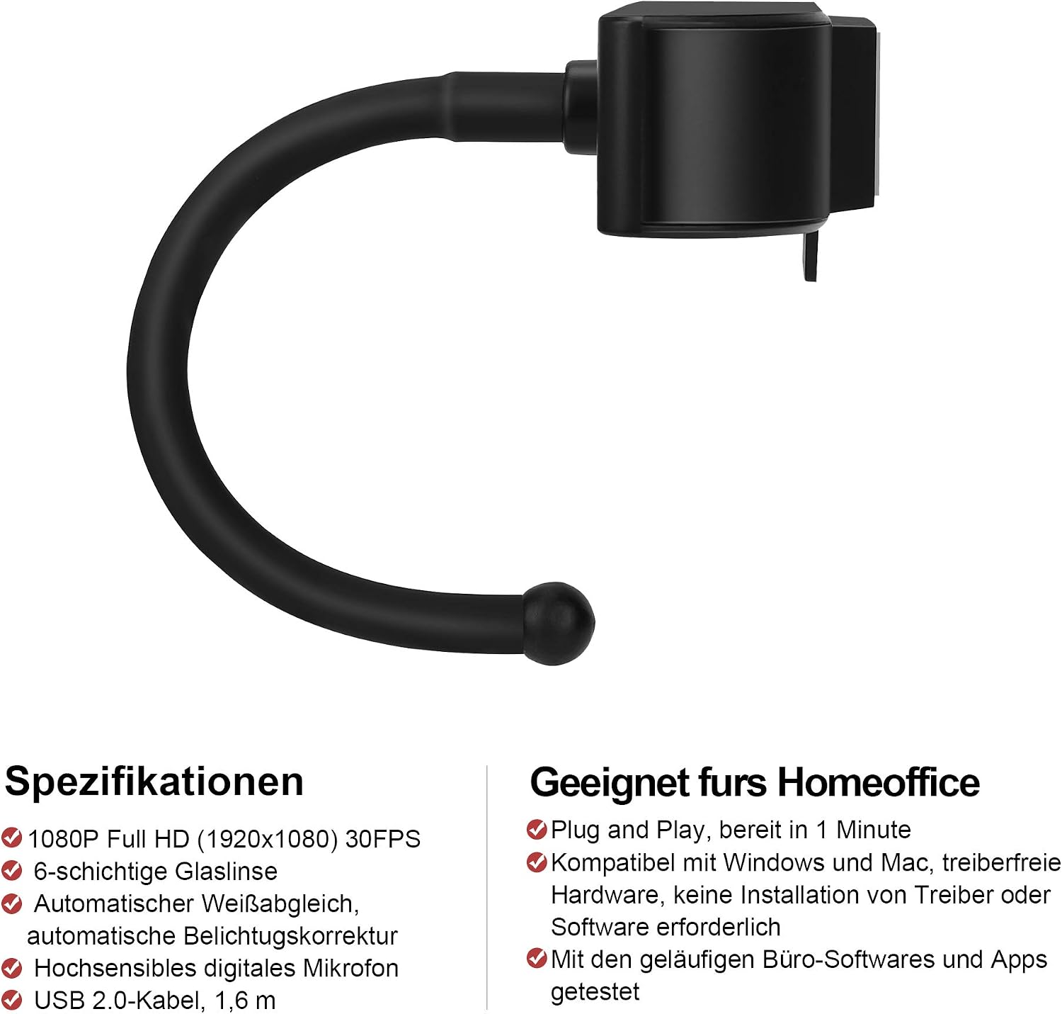 webcam full – design et finitions