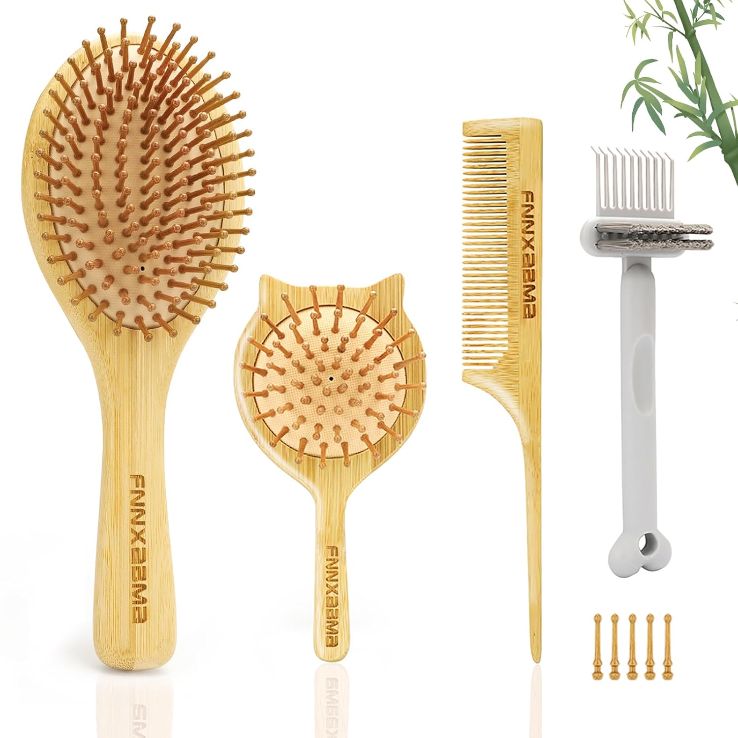 Bamboo Brush for Hair Growth | Natural Bamboo Bristles