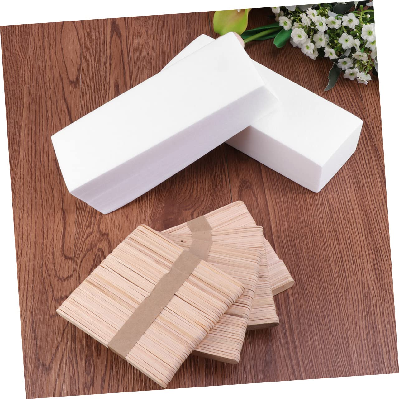 400pcs Professional Hair Removal Paper Wax Stick Set Comfortable Flexible Strong No Additional Tools Odorless User-friendly