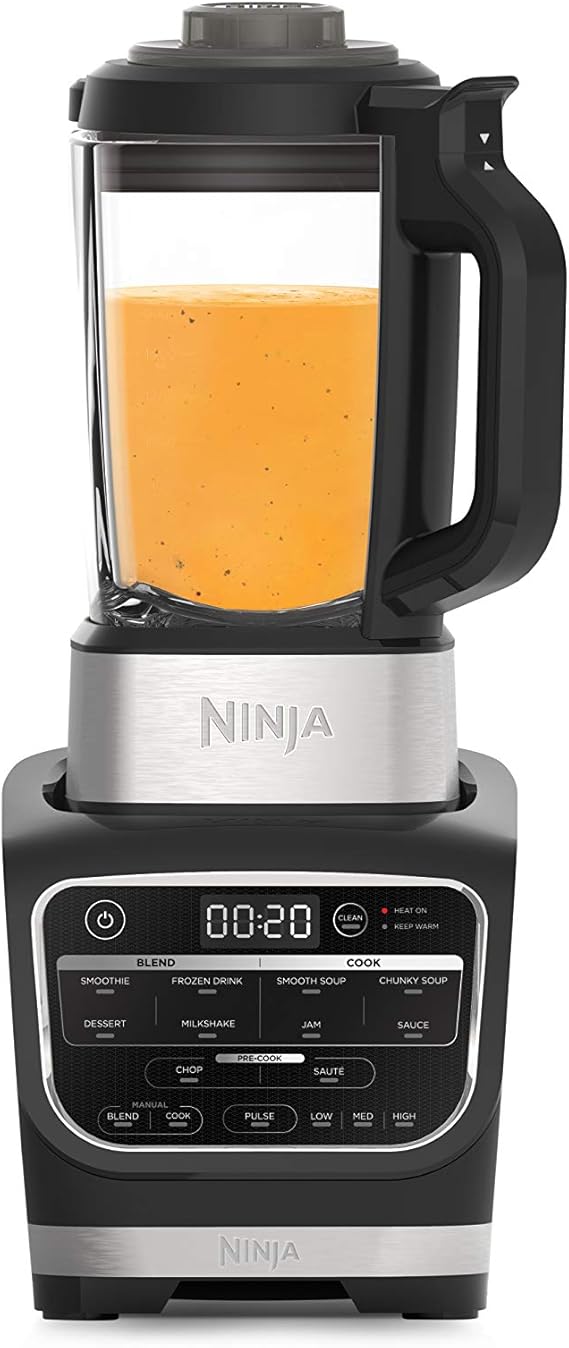 Ninja Foodi Blender & Soup Maker, 10 AutoiQ Programs, 1.7L Glass Jug
