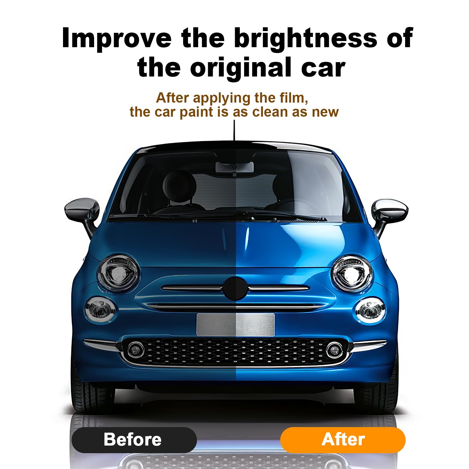 Pellicola Protettiva Opaca Brotect Per Fiat 500 E Uconnect 5 10" - Anti Riflesso