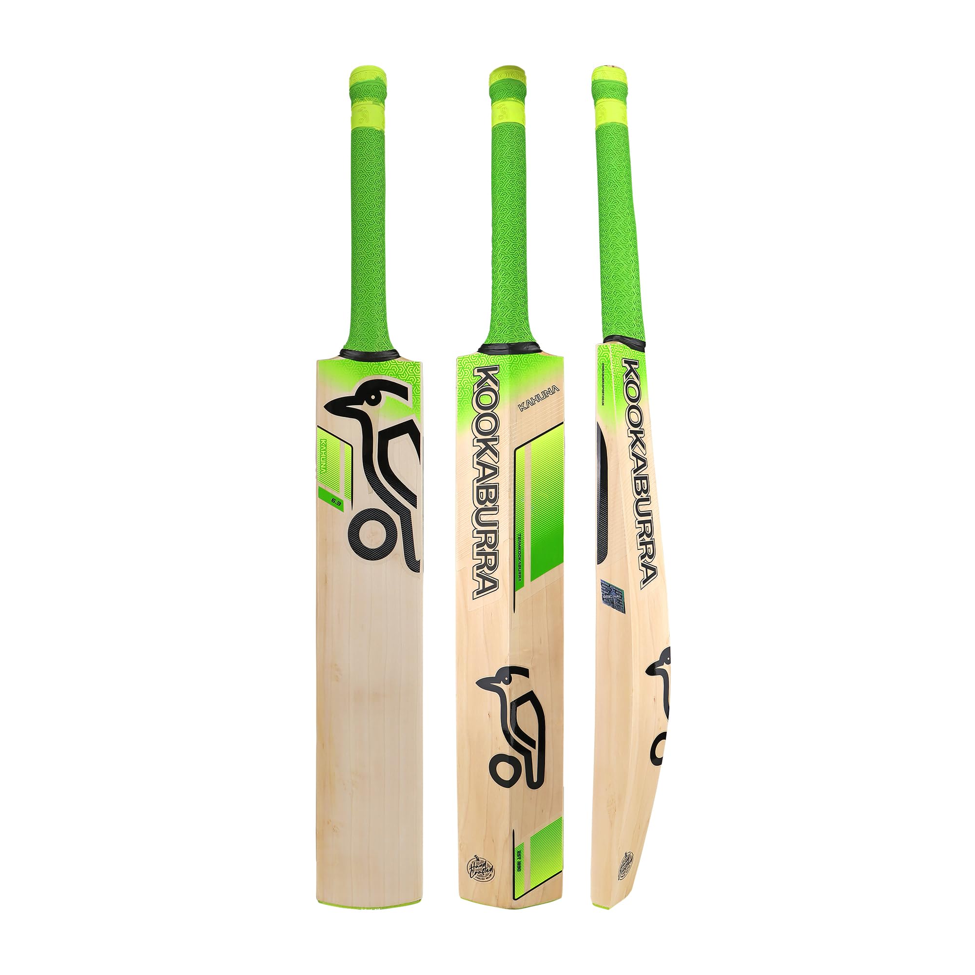 Kookaburra Kahuna 6.3 Cricket Bat Cricketschläger, Lime, Kurzer Griff