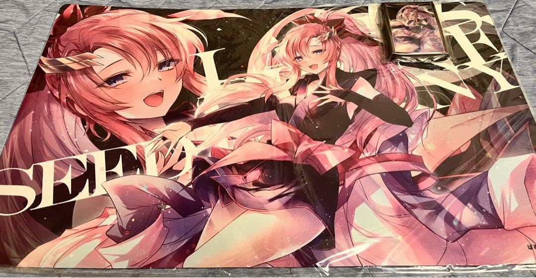 【希少】ガンダムSEED プレイマット ラクス・クライン スリーブ デッキケース 希少】ガンダムSEED プレイマット ラクス・クライン スリーブ