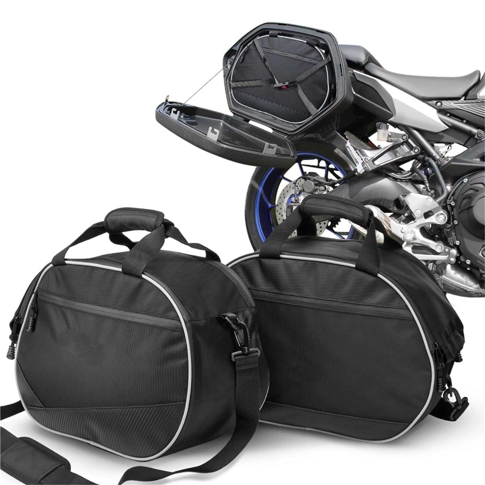 Sacoches latérales étanches pour moto MT07 Yamaha et MT09