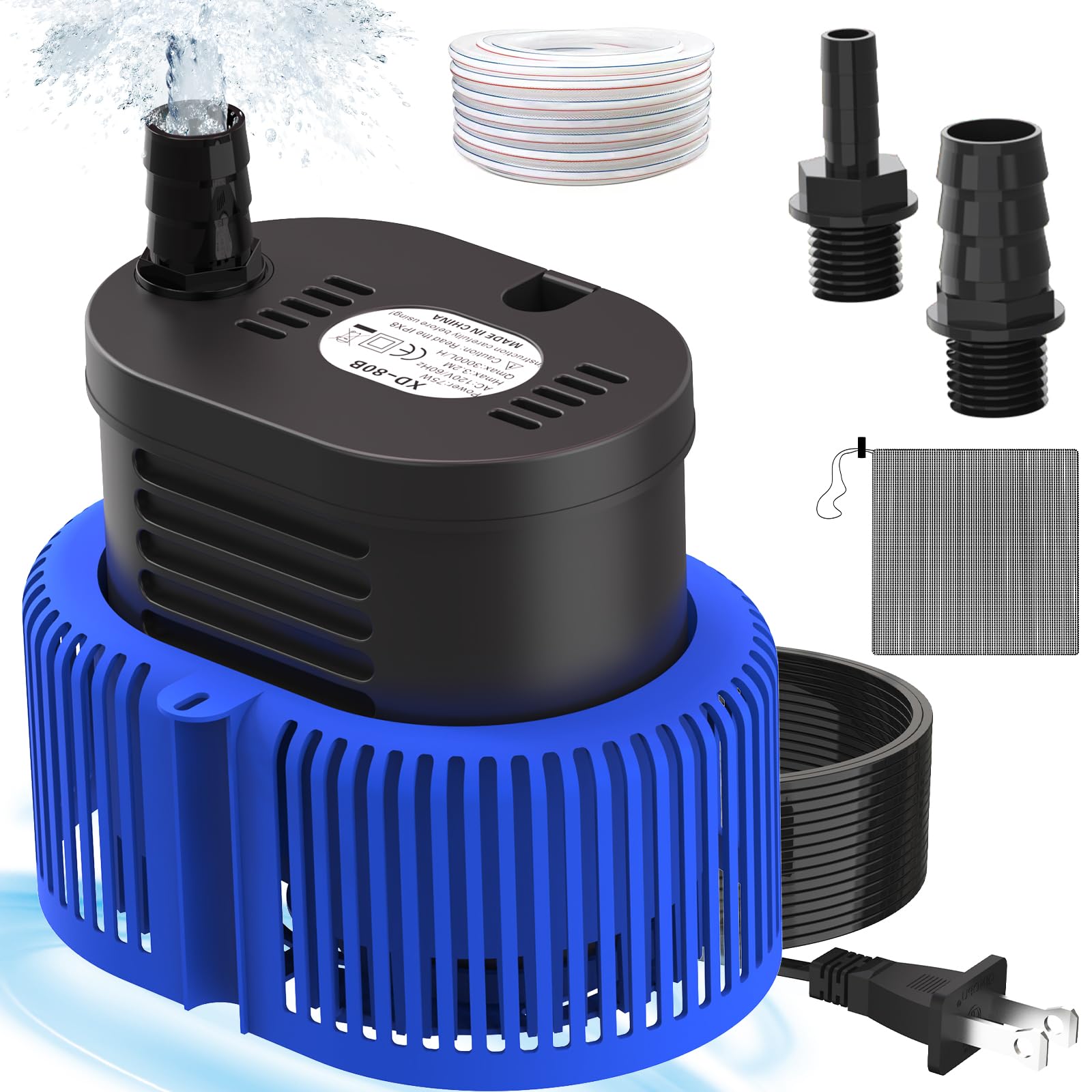 AgiiMan 850GPH Pool Cover Pump, Submersible Sump Pump above Ground