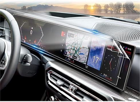 BMW ile uyumlu iX 2022 2023 2024 2025 Model Gösterge ve Dokunmatik Bilgi Ekranı 9H Nano Ekran Koruyucu