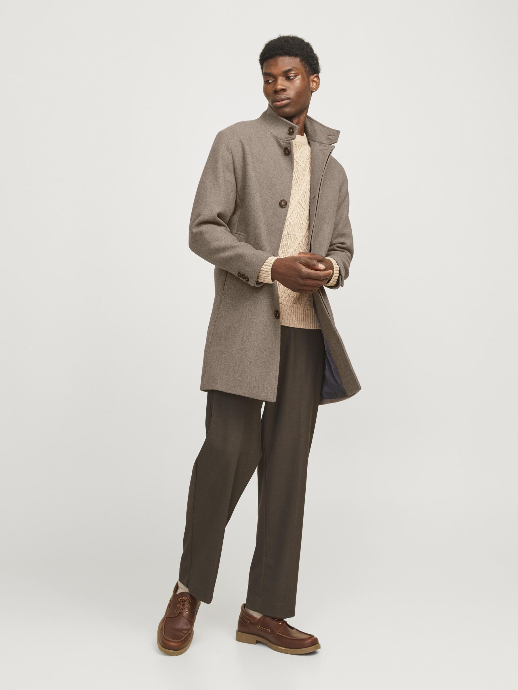 JACK & JONES Jprblawilson Wool Coat Sn Cappotto Uomo (Pacco da 1)
