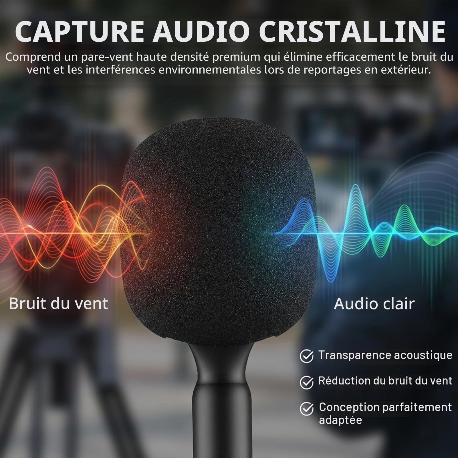 Support pour DJI Mic 3/2/Mini 2/Mini/Rode Wireless GO II/Osmo Pocket 3/4 Handle Rig Poignée Wireless Interview Lavalier Microphone sans Fil Adaptateur Handheld Griffe pour Hollyland Lark M1/Synco G1