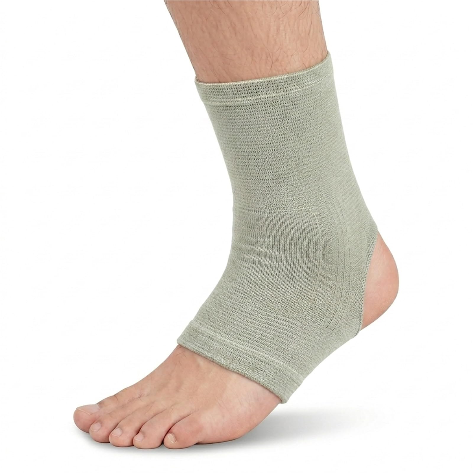 Generisch Kompressions-Sprunggelenkbandage - mit atmungsaktivem Stoff, für Sport und tägliches Gehen, Modell CJDW1196 (Grey S)