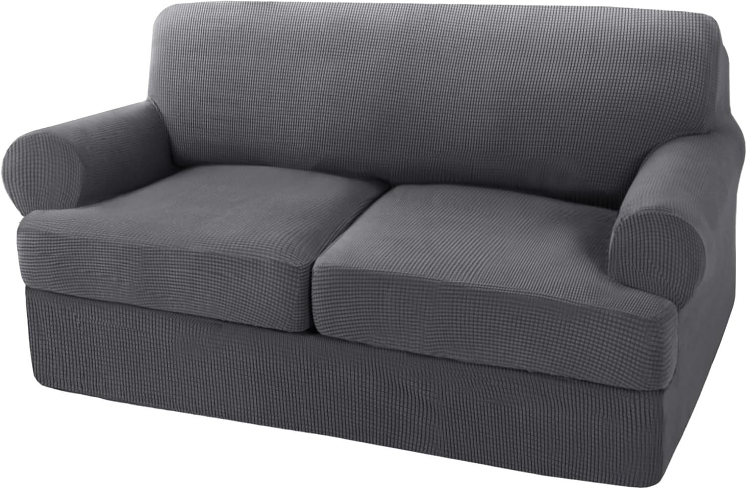 3 Pieces Sofa Covers T Cushion Sofa Slipcovers for 2 Cushion Couch