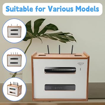 Router Storage Box Wireless Router Wifi Storage Box for Hide Router & Modem