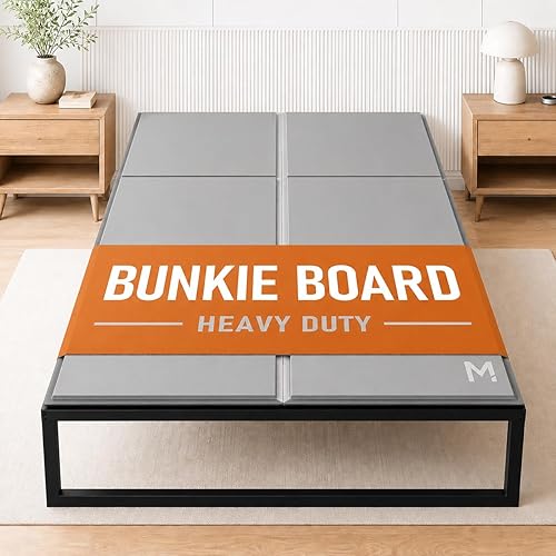 Meliusly Heavy Duty Bunkie Board Queen Size (60x80) - Non-Slip Breathable Bed Support Board for Slatted Bed Frame, Anti-Sag Under Bed Support, Noise Minimizing Moisture Resistant Bed Board