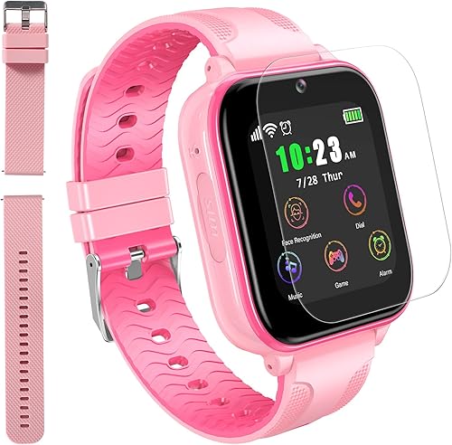 cjc 4G Kids Smart Watch for Kids, 1.6" Smartwatch with GPS Tracker SOS 2 Way Call Camera Voice & Video Call, HD Touch Screen Kid Watch Phone,