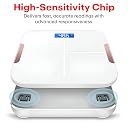 PRIME PICK Digital Weight Machine for Body Weight – Extra Thick Bathroom Scale with Large LCD Display, USB Charging & Anti-Slip Base – Weighing Scale for Home Use (White) gallery image