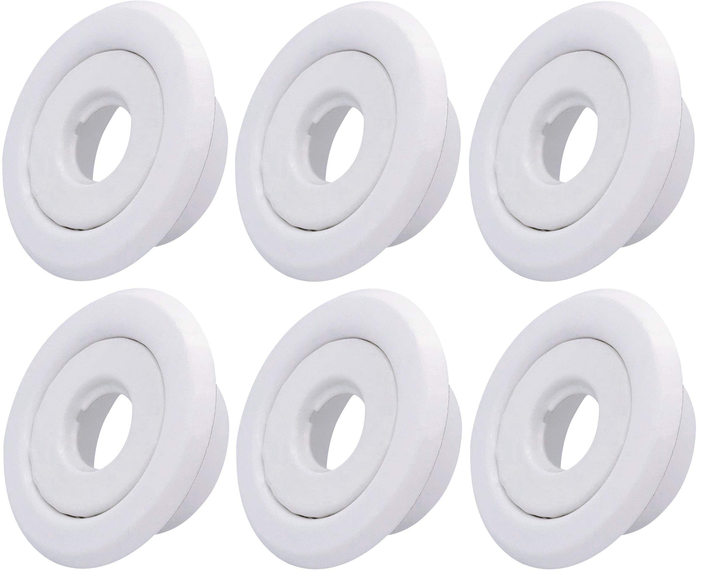TunaMax (6 Pack) 1/2" IPS Fire Sprinkler Head Escutcheon Cover Plate