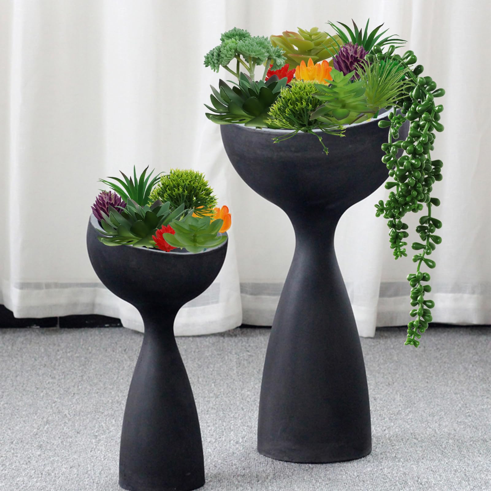 QUOZUO Kunstmatige vetplanten, 22 stuks mini-kunstmatige QUOZUO Kunstmatige vetplanten, 22 stuks mini-kunstmatige