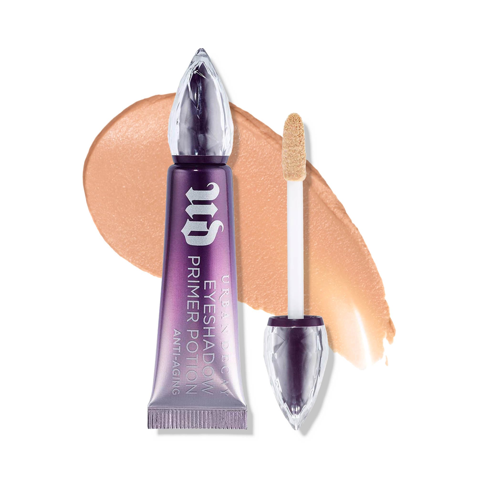 URBAN DECAYAnti-Aging Eyeshadow Primer Potion - Nude Eye Primer for Crease-Resistant & Long-Lasting Eye Makeup, Improves Look of Fine Lines & Texture, Smooths & Preps Eyelid Base, Vegan, Paraben-free