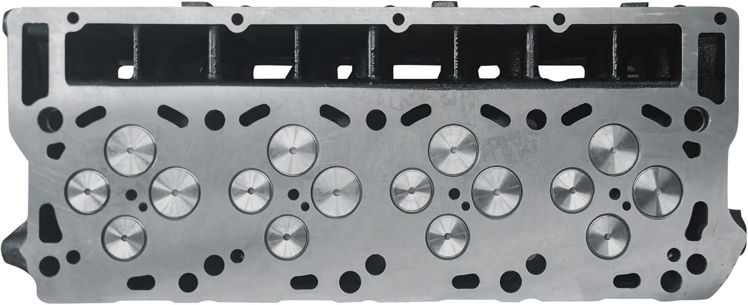 6.0 18mm Cylinder Head Assembly Complete With Valves Springs Retainers Fit For Ford F-250 F-350 F-450 F550 Powerstroke Super Duty Trucks 6.0L 2003-2007#1843080C1 1840330C1