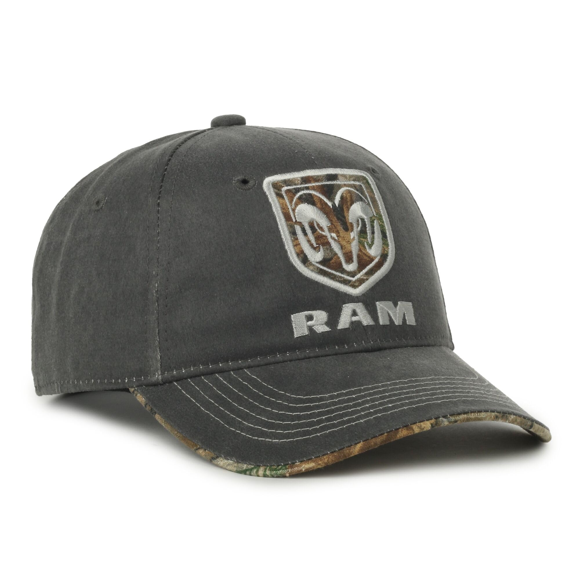Outdoor Cap Dodge Ram Realtree Visor Edge Charcoal Camo Jagd-Hut