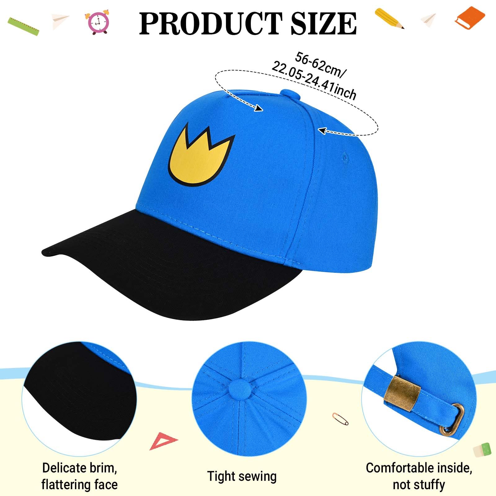 Kavoc 4 Pcs Dog Hero Costume Include Baseball Hat,Dog Ears Headband,Dog Nose and Fabric Patch for Men Women Kids Book Day Dress Up(Style1) - Image 3