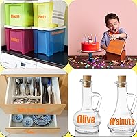 Vista 5 de Calcomanías de letras, 810 piezas, 10 hojas, vinilo autoadhesivo, impermeable, números de buzón, alfabeto para buzón, ventana, puerta, letrero