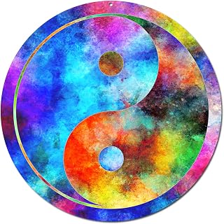 Sun catcher"Yin and Yang" No. 19. Ø 8 inch Lightcatcher symbol opposites hanger window picture shatterproof acrylic glass Suncatcher eye-catcher gift idea decoration window