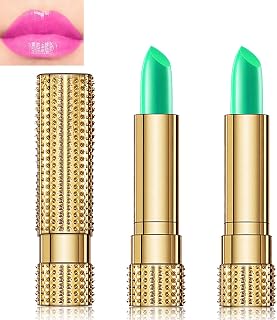 3 Pack Aloe Vera Lipstick,Magic Jelly Ph Lipstick Makeup Color Changing Change Lipstick Lip Balm Stain Gloss Waterproof Lip Stick Long Lasting Nutritious Soothing Lips Moisturizer