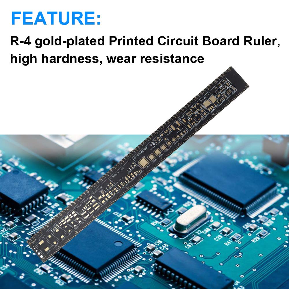 3 Règles PCB Multifonctions 6.3 / 7.87 / 10.23 Pouces - Outil De Mesure Pour Électronique