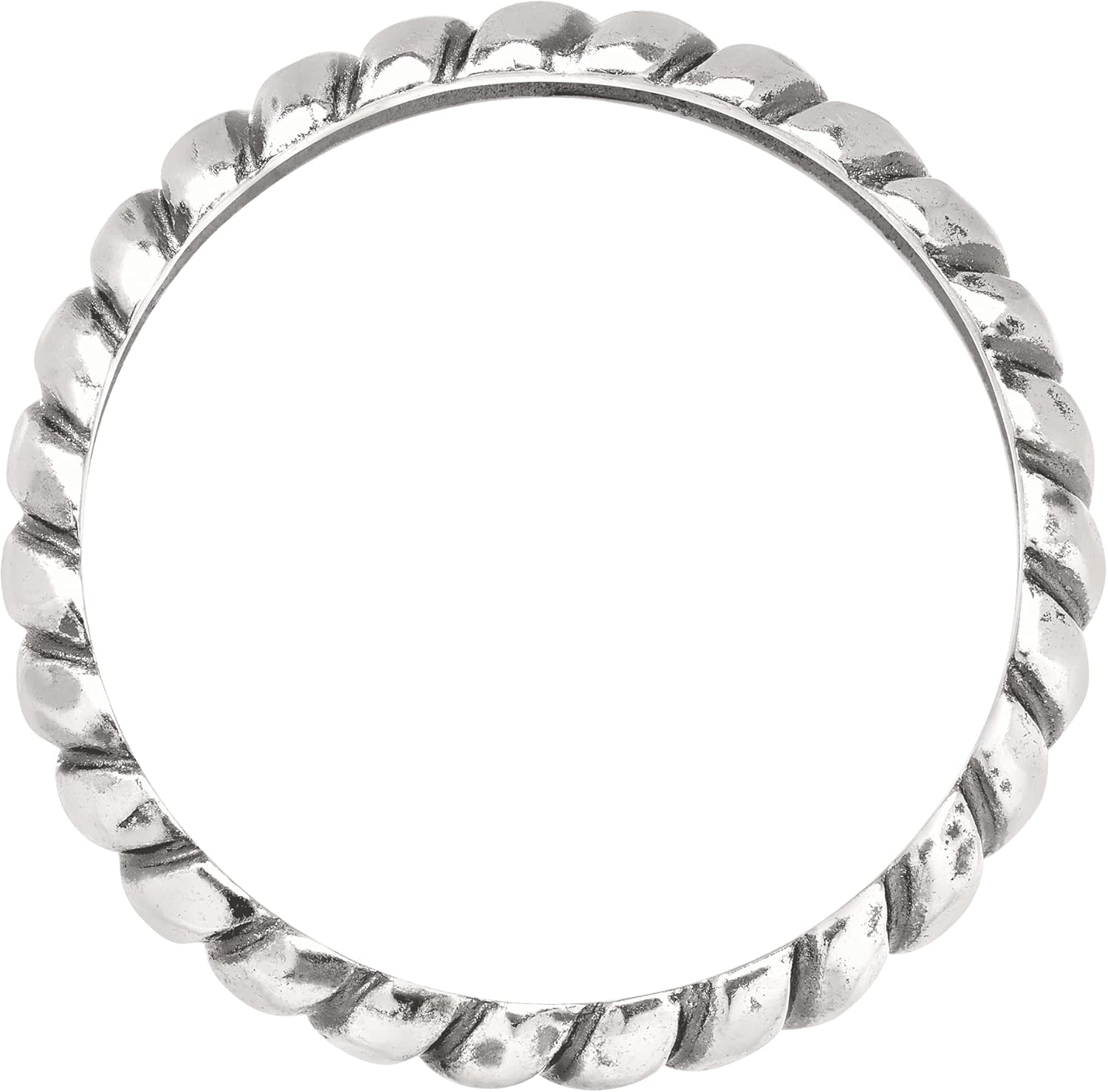 Silpada 'Belle Fleur' Twisted Stacking Ring in Sterling Silver