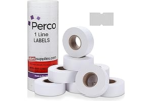 Perco 1 Line White Labels for the Prime price