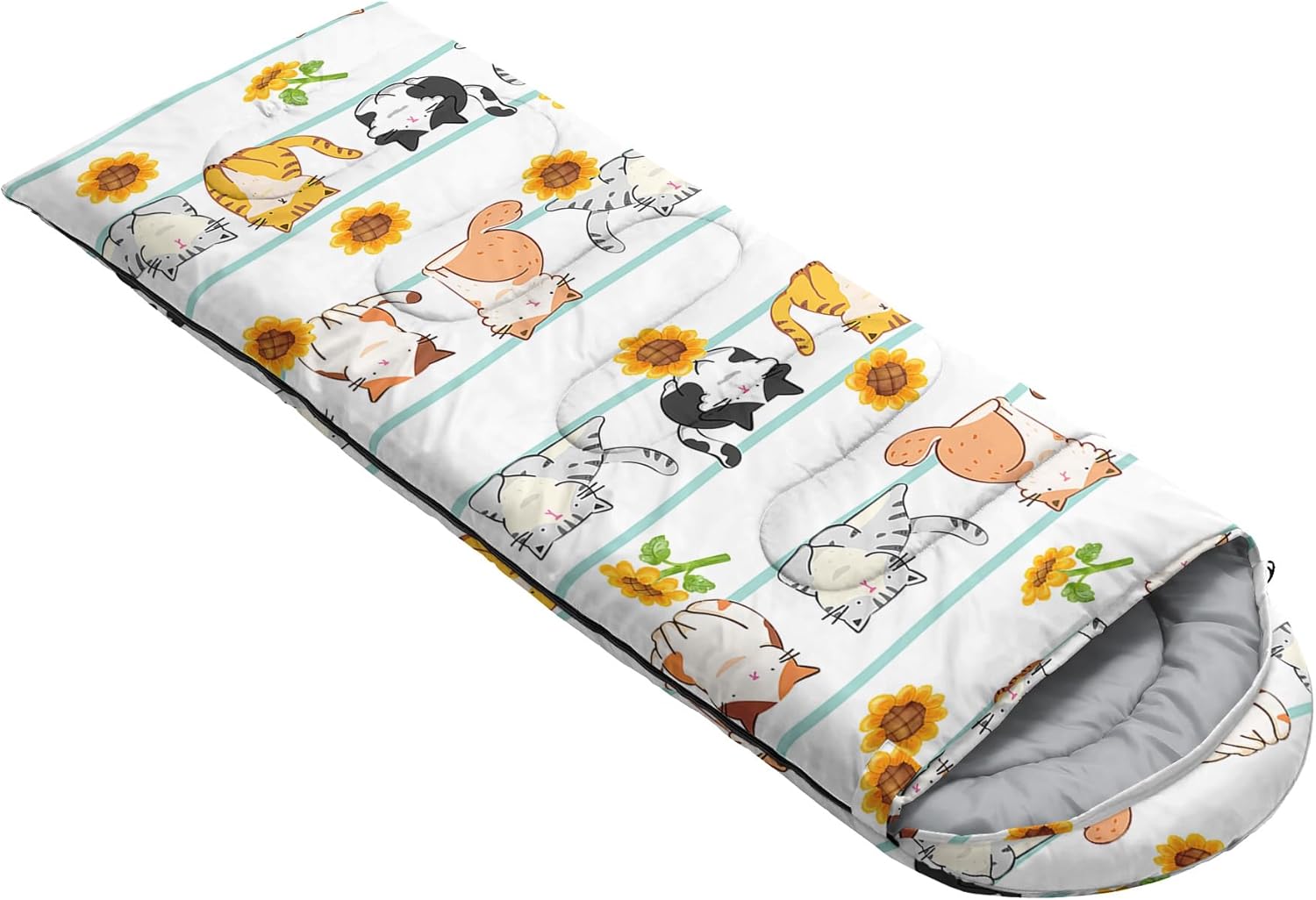 BailiPromise Camping Sleeping Bags,Mermaid Horse Butterfly Starry Sky 3 Season Warm & Cool Weather,Lightweight,Waterproof Sleeping Bags for Adults & Kids,Traveling,and Outdoors,Camping Gear Equipment